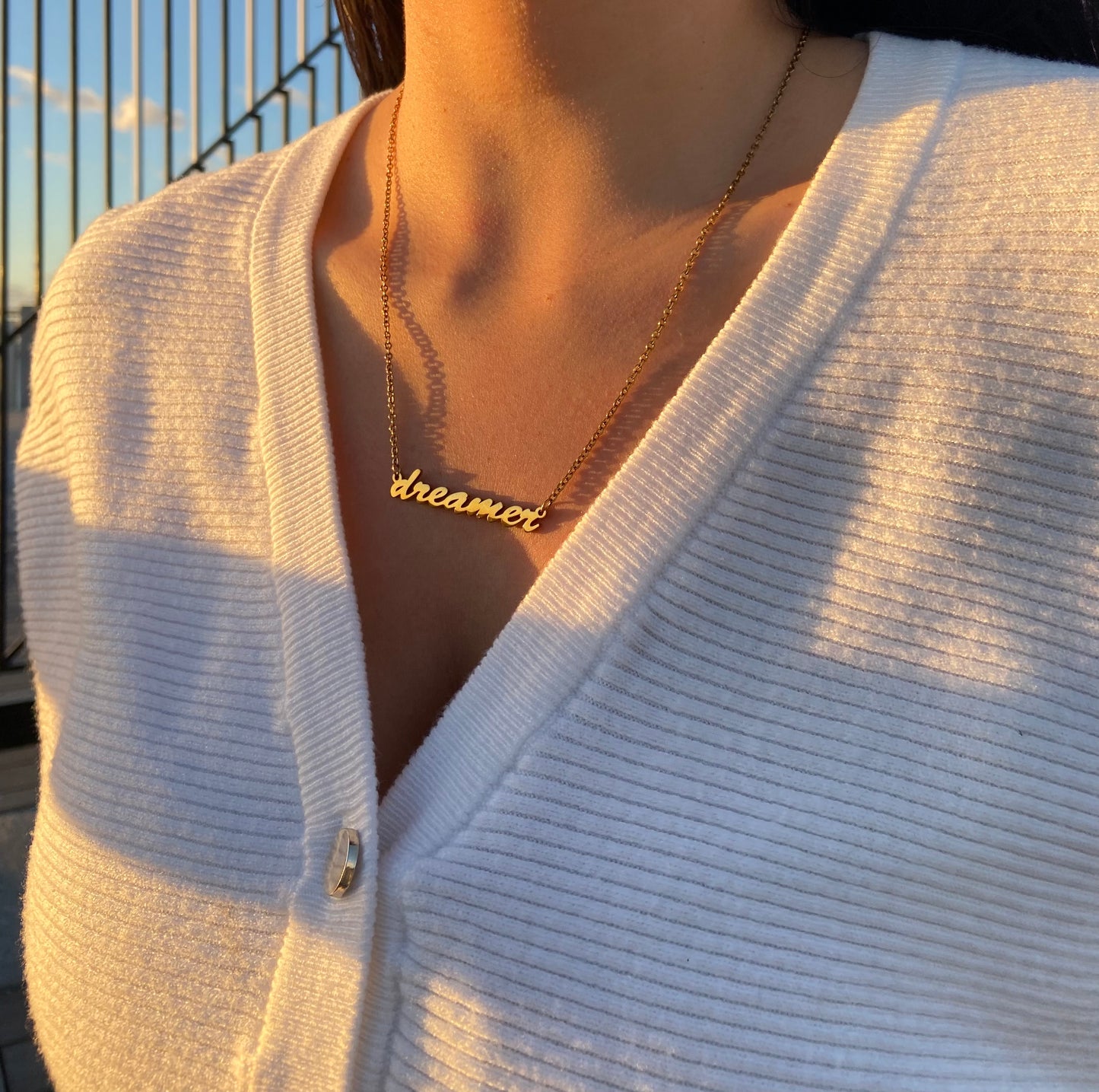 Gold Flowy Dreamer Necklace