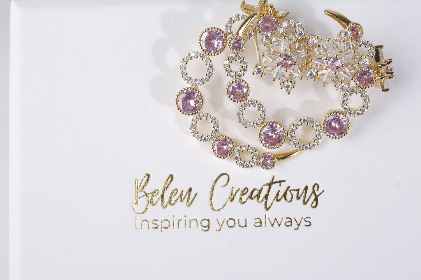 My Moon Dream Earrings - Purple and Shiny