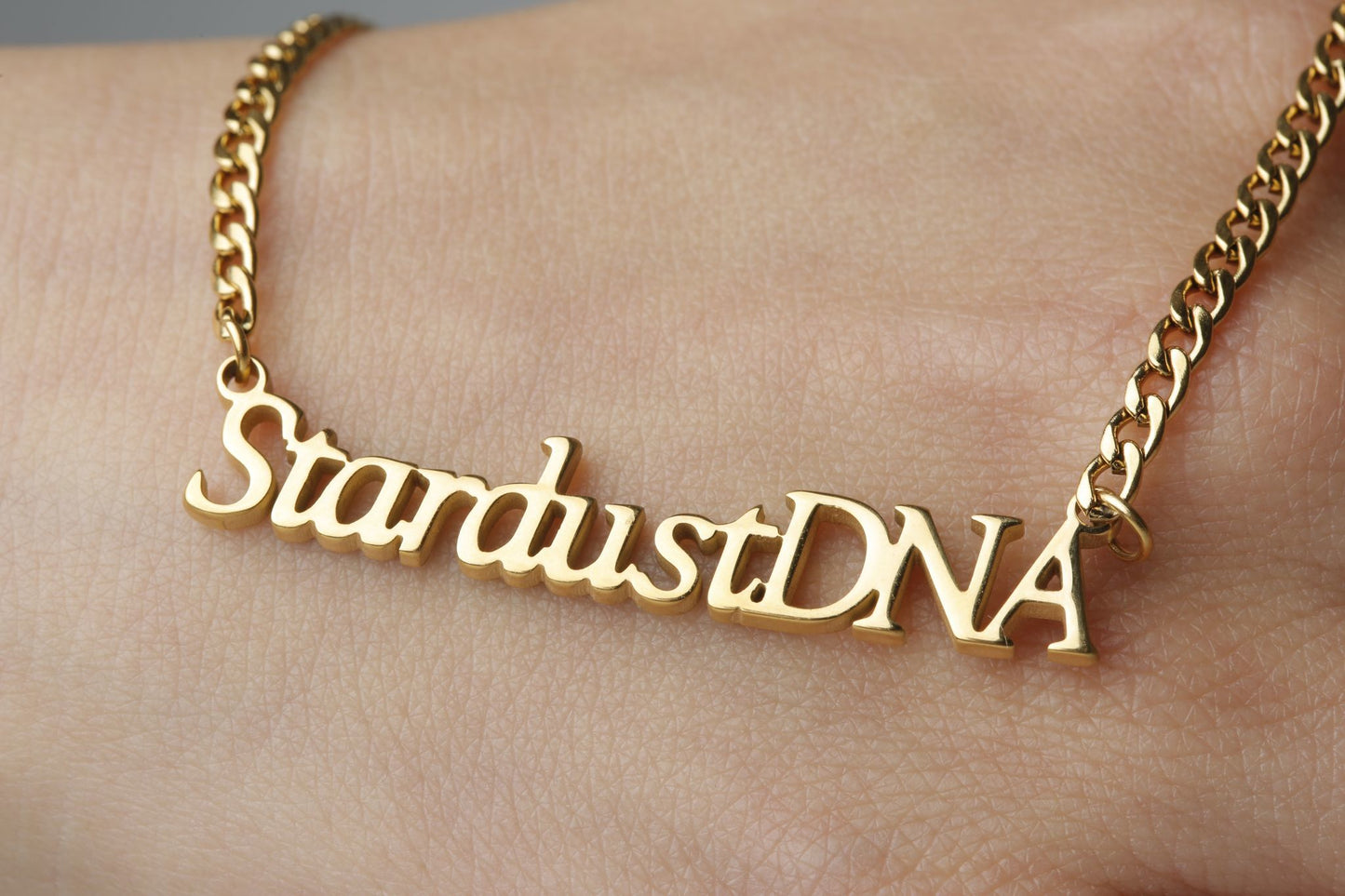 Gold and Bold StardustDNA Chain Necklace