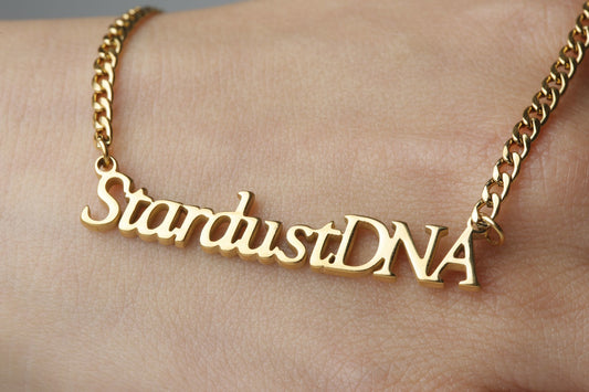 Gold and Bold StardustDNA Chain Necklace