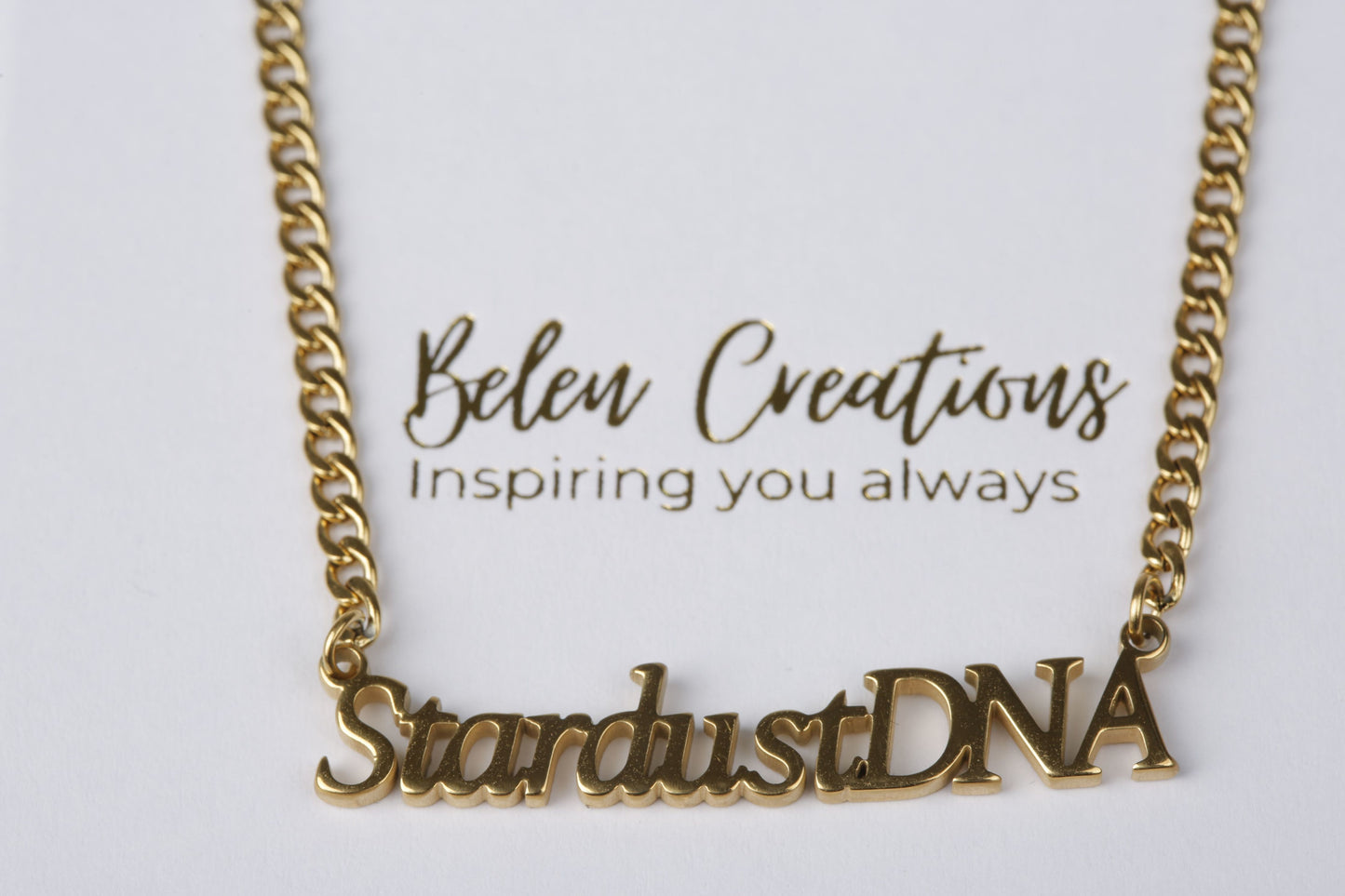 Gold and Bold StardustDNA Chain Necklace