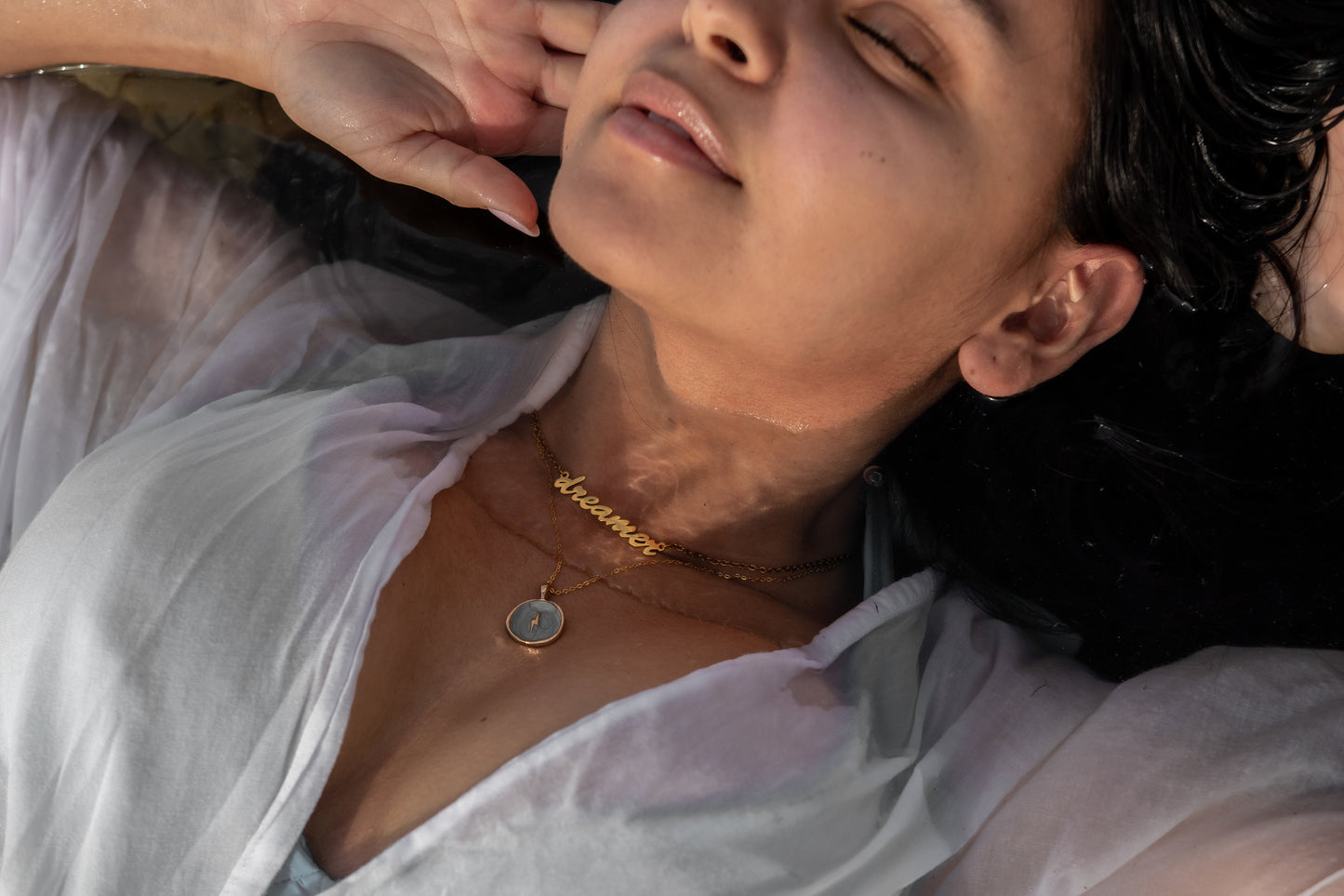 Gold Flowy Dreamer Necklace